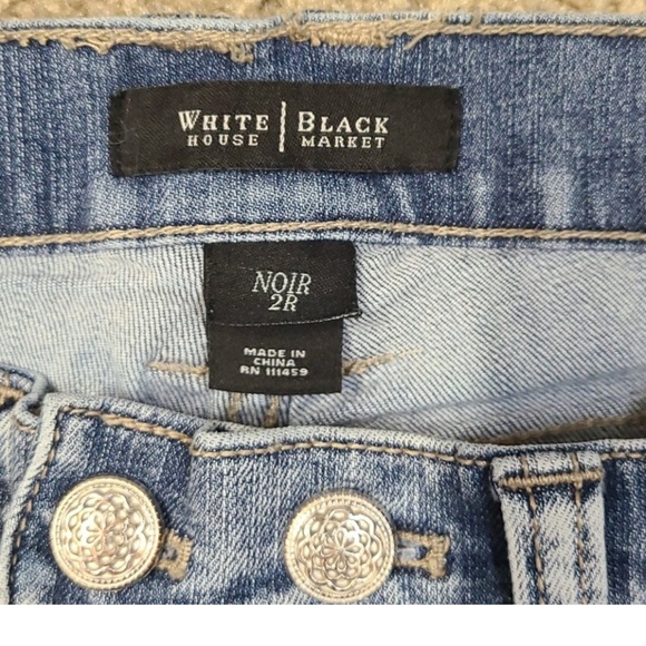 white house black market lowrise flare jeans - Picture 6 of 6